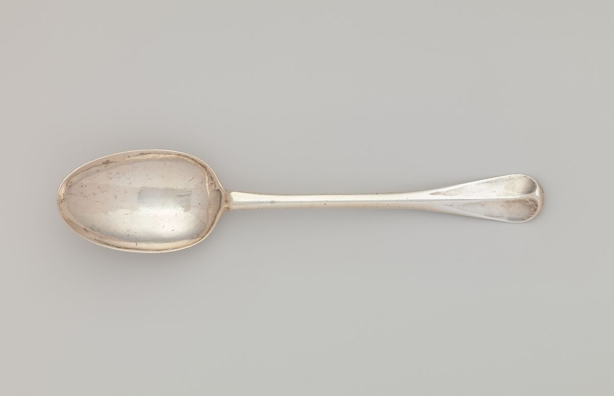Spoon, John Tanner (1713–1785), Silver, American 