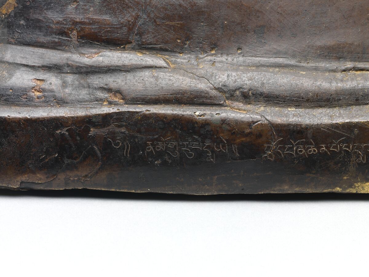 The Spiritual Master Padmasambhava, Copper alloy with copper and silver inlay, Western Tibet or Ladakh