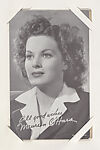 Maureen O'Hara from Movie Stars Exhibit Cards series (W401), Commercial photolithograph