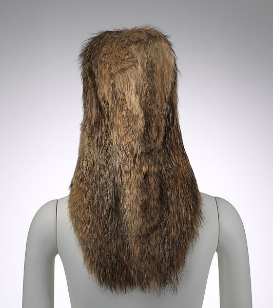 Headpiece, Maison Margiela (French, founded 1988), fur, French