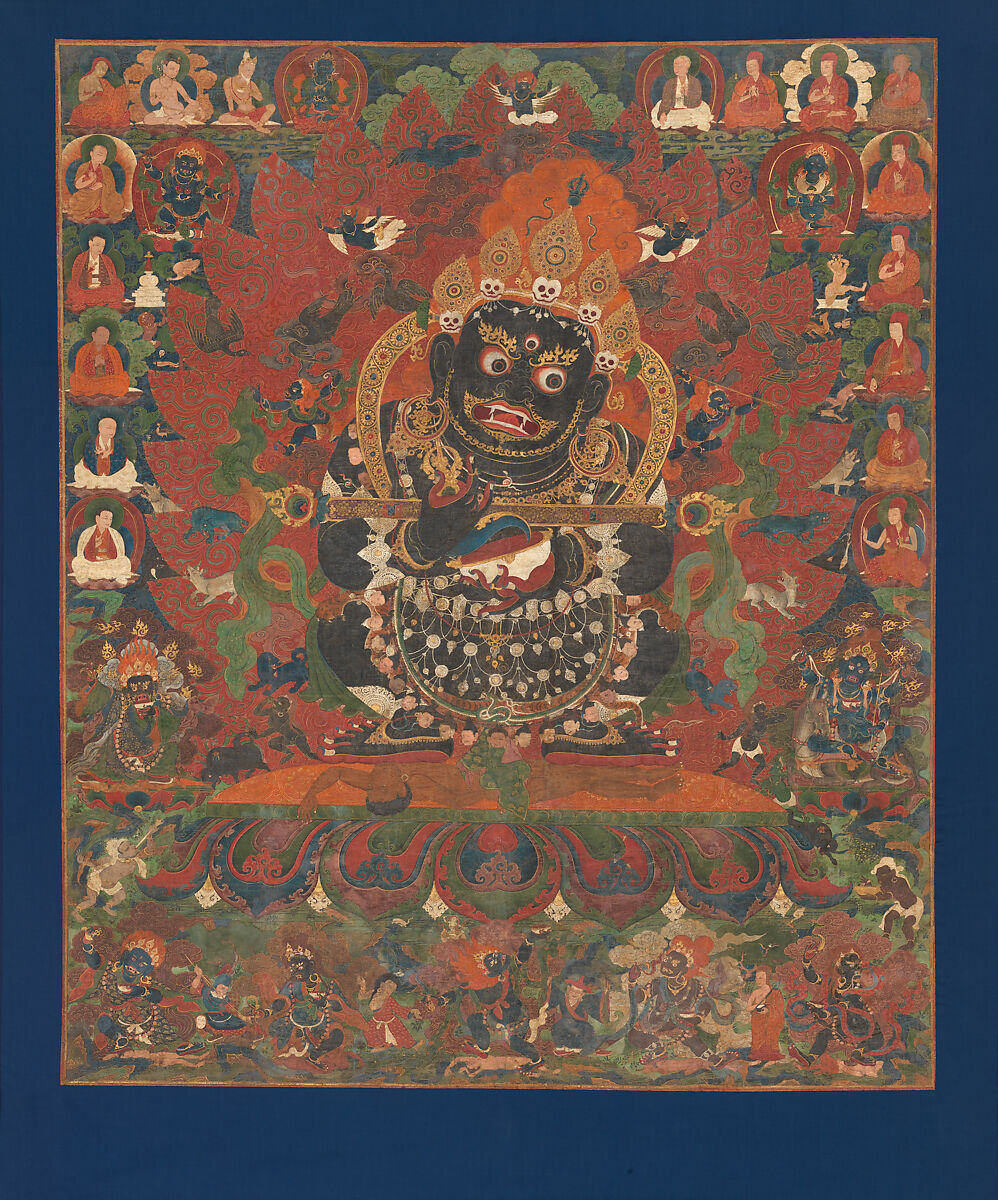 Mahakala, Protector of the Tent, Distemper on cloth, Central Tibet