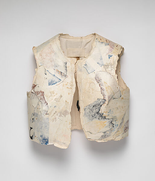Vest, Maison Margiela (French, founded 1988), paper, cotton, French 