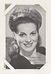 Maureen O'Hara from Movie Stars Exhibit Cards series (W401), Commercial photolithograph
