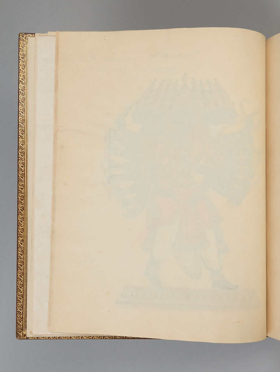 Album depicting one hundred Hindu gods, Unidentified artists (Indian, Madurai, ca. 1830s), Watercolor, ink, and gold on paper, India, Madurai, Tamil Nadu