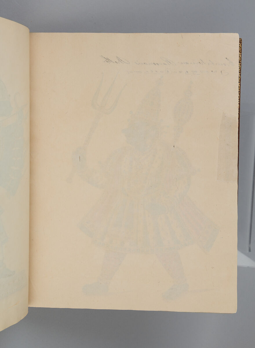 Album depicting one hundred Hindu gods, Unidentified artists (Indian, Madurai, ca. 1830s), Watercolor, ink, and gold on paper, India, Madurai, Tamil Nadu