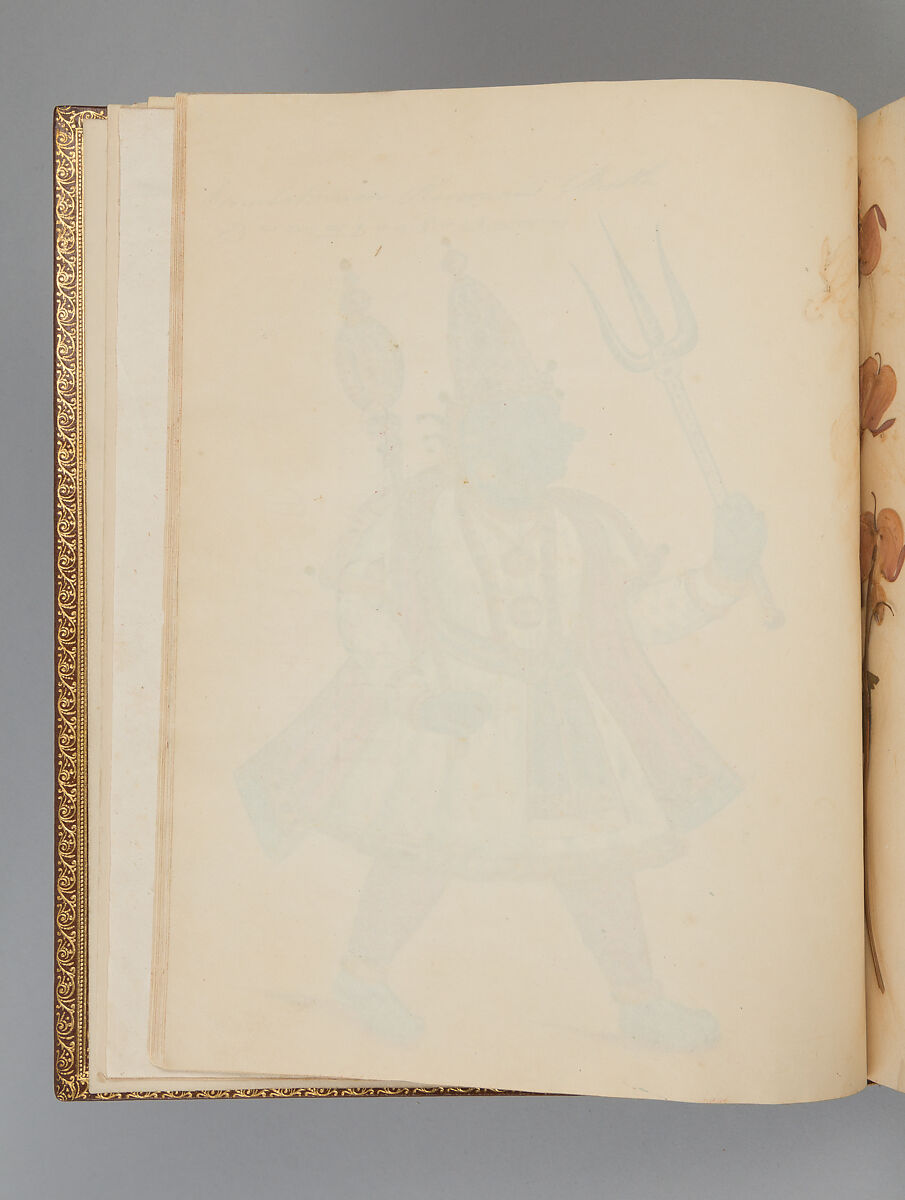 Album depicting one hundred Hindu gods, Unidentified artists (Indian, Madurai, ca. 1830s), Watercolor, ink, and gold on paper, India, Madurai, Tamil Nadu