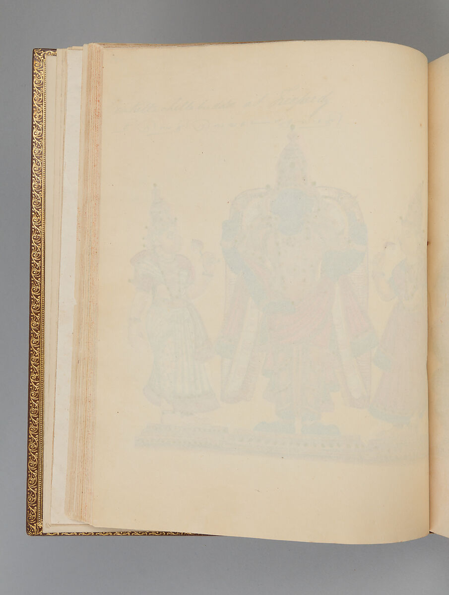 Album depicting one hundred Hindu gods, Unidentified artists (Indian, Madurai, ca. 1830s), Watercolor, ink, and gold on paper, India, Madurai, Tamil Nadu