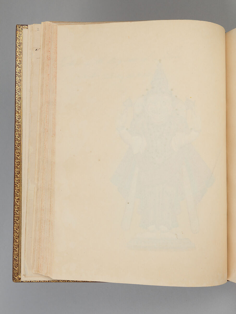 Album depicting one hundred Hindu gods, Unidentified artists (Indian, Madurai, ca. 1830s), Watercolor, ink, and gold on paper, India, Madurai, Tamil Nadu