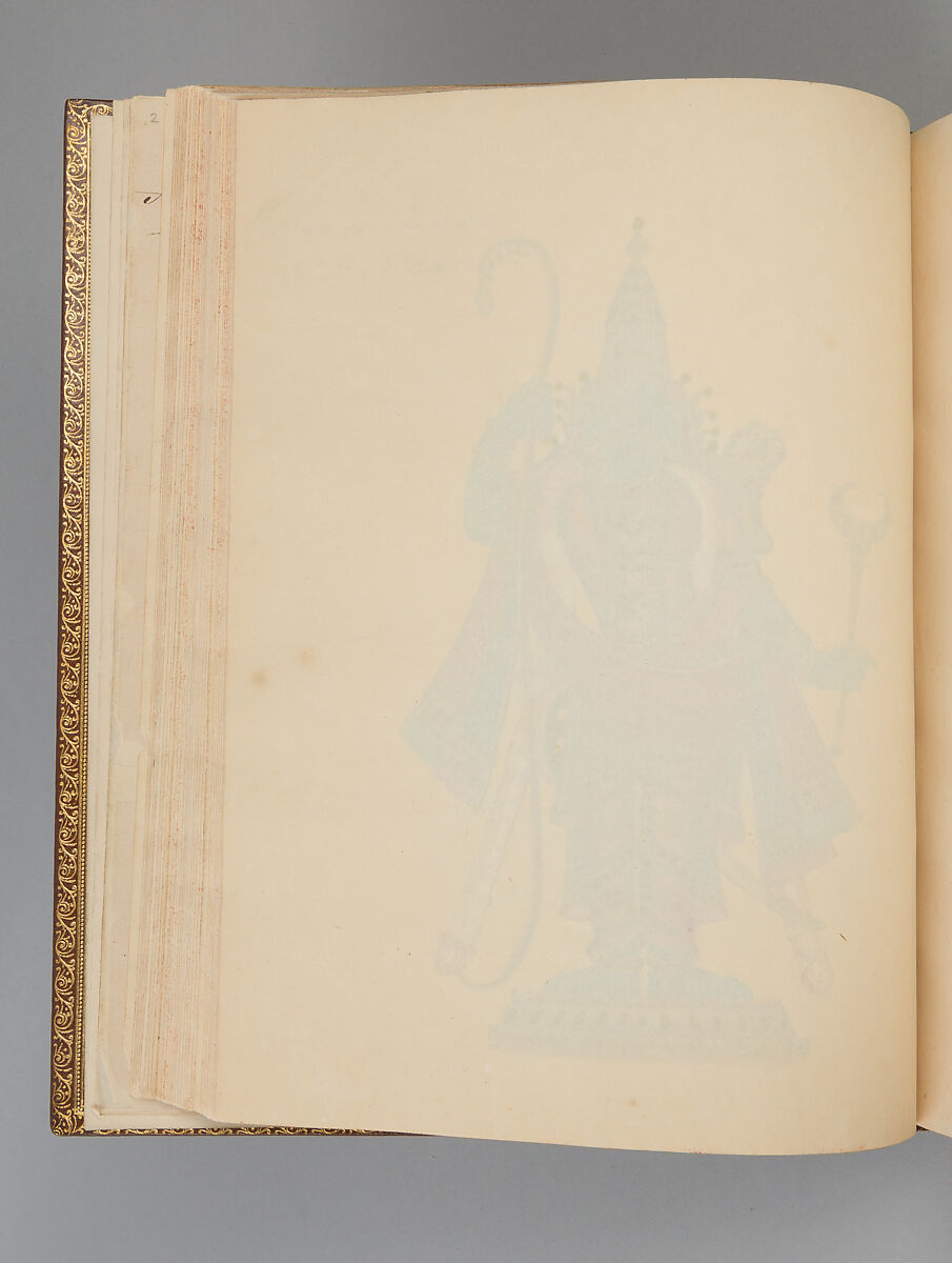 Album depicting one hundred Hindu gods, Unidentified artists (Indian, Madurai, ca. 1830s), Watercolor, ink, and gold on paper, India, Madurai, Tamil Nadu