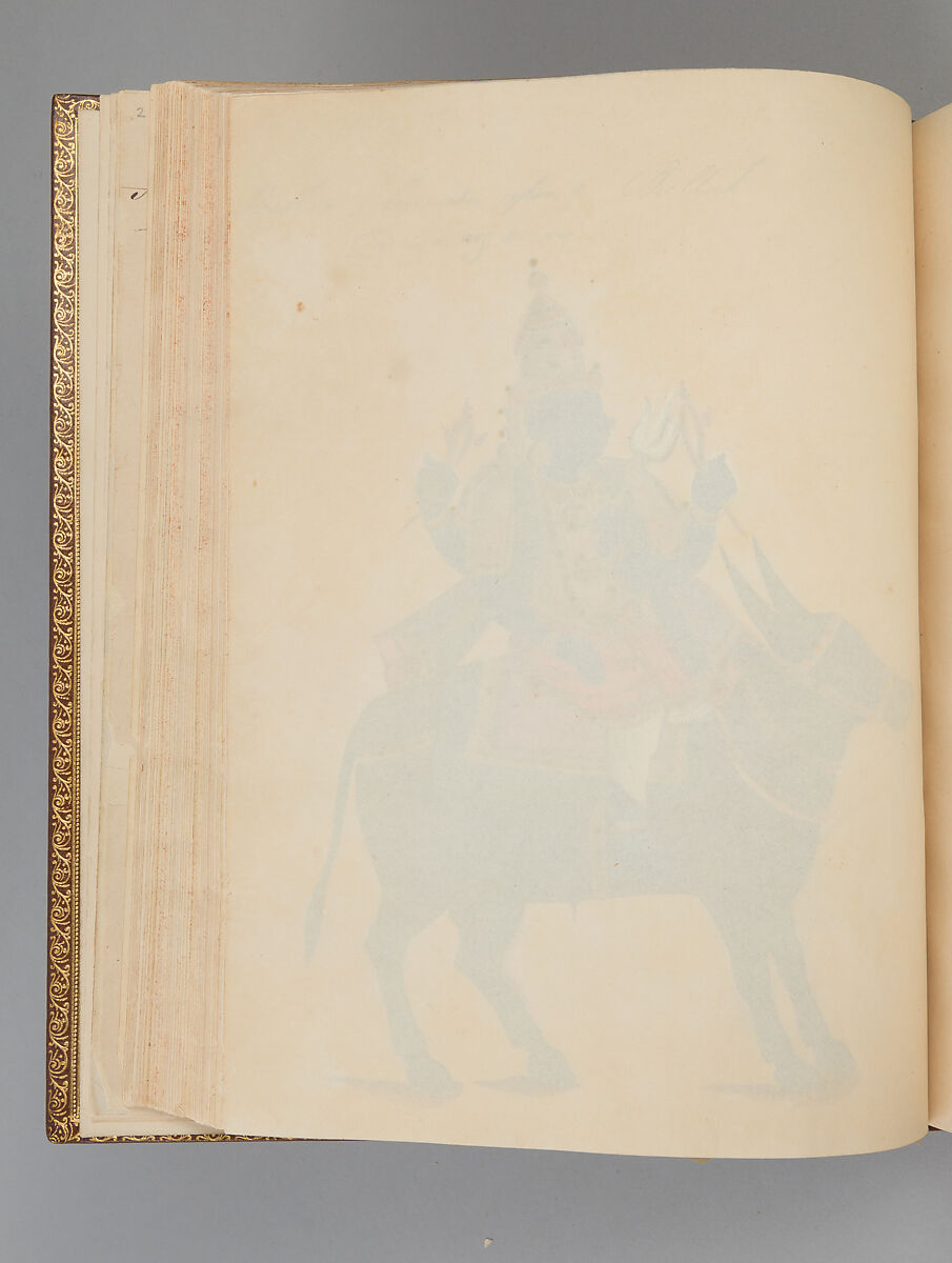 Album depicting one hundred Hindu gods, Unidentified artists (Indian, Madurai, ca. 1830s), Watercolor, ink, and gold on paper, India, Madurai, Tamil Nadu