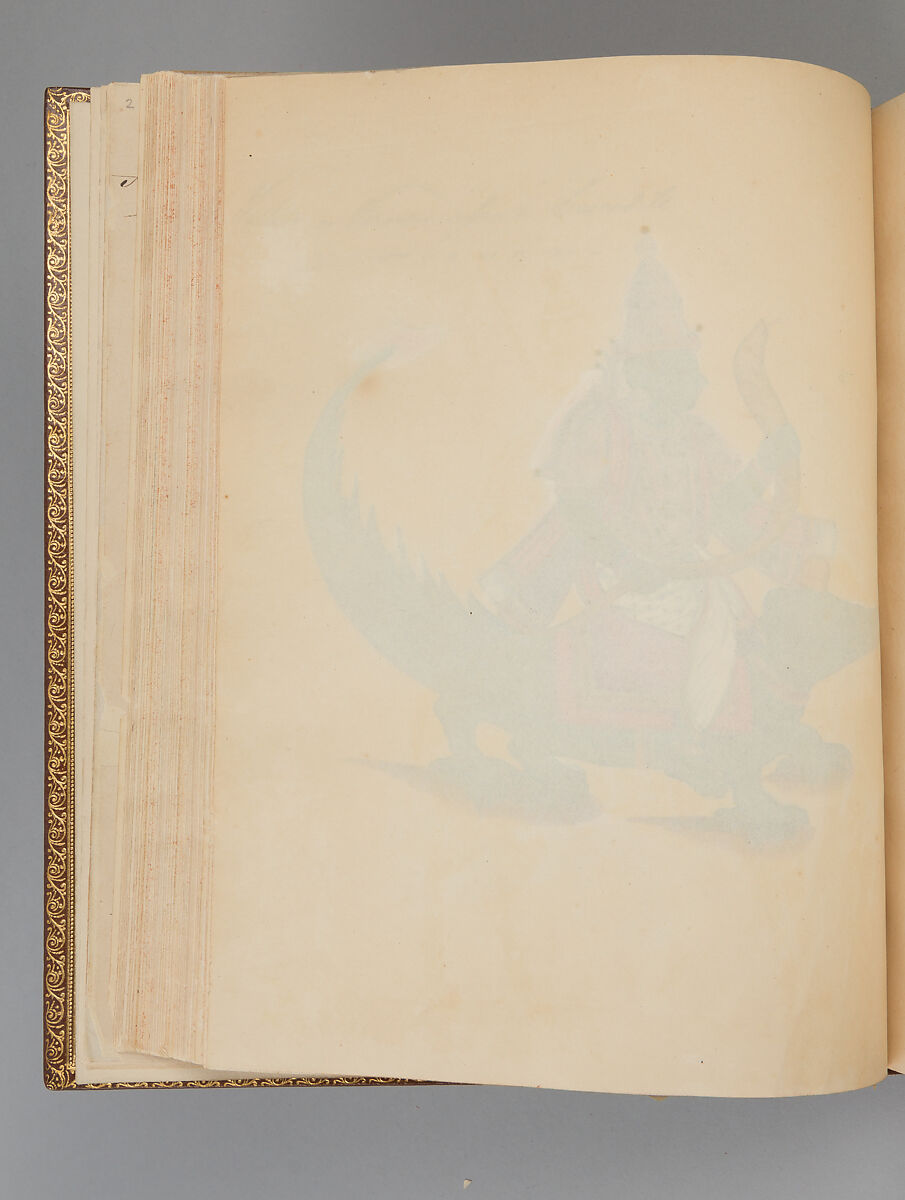 Album depicting one hundred Hindu gods, Unidentified artists (Indian, Madurai, ca. 1830s), Watercolor, ink, and gold on paper, India, Madurai, Tamil Nadu