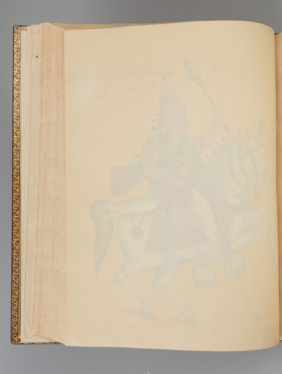 Album depicting one hundred Hindu gods, Unidentified artists (Indian, Madurai, ca. 1830s), Watercolor, ink, and gold on paper, India, Madurai, Tamil Nadu