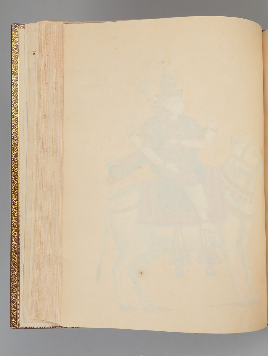 Album depicting one hundred Hindu gods, Unidentified artists (Indian, Madurai, ca. 1830s), Watercolor, ink, and gold on paper, India, Madurai, Tamil Nadu