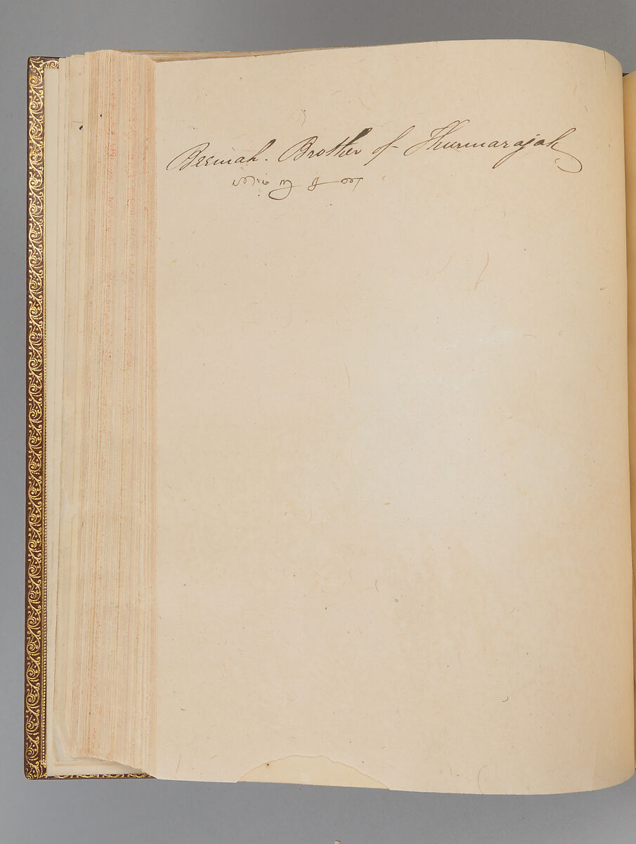 Album depicting one hundred Hindu gods, Unidentified artists (Indian, Madurai, ca. 1830s), Watercolor, ink, and gold on paper, India, Madurai, Tamil Nadu