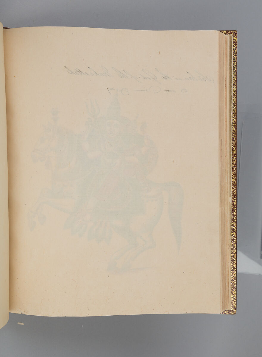 Album depicting one hundred Hindu gods, Unidentified artists (Indian, Madurai, ca. 1830s), Watercolor, ink, and gold on paper, India, Madurai, Tamil Nadu