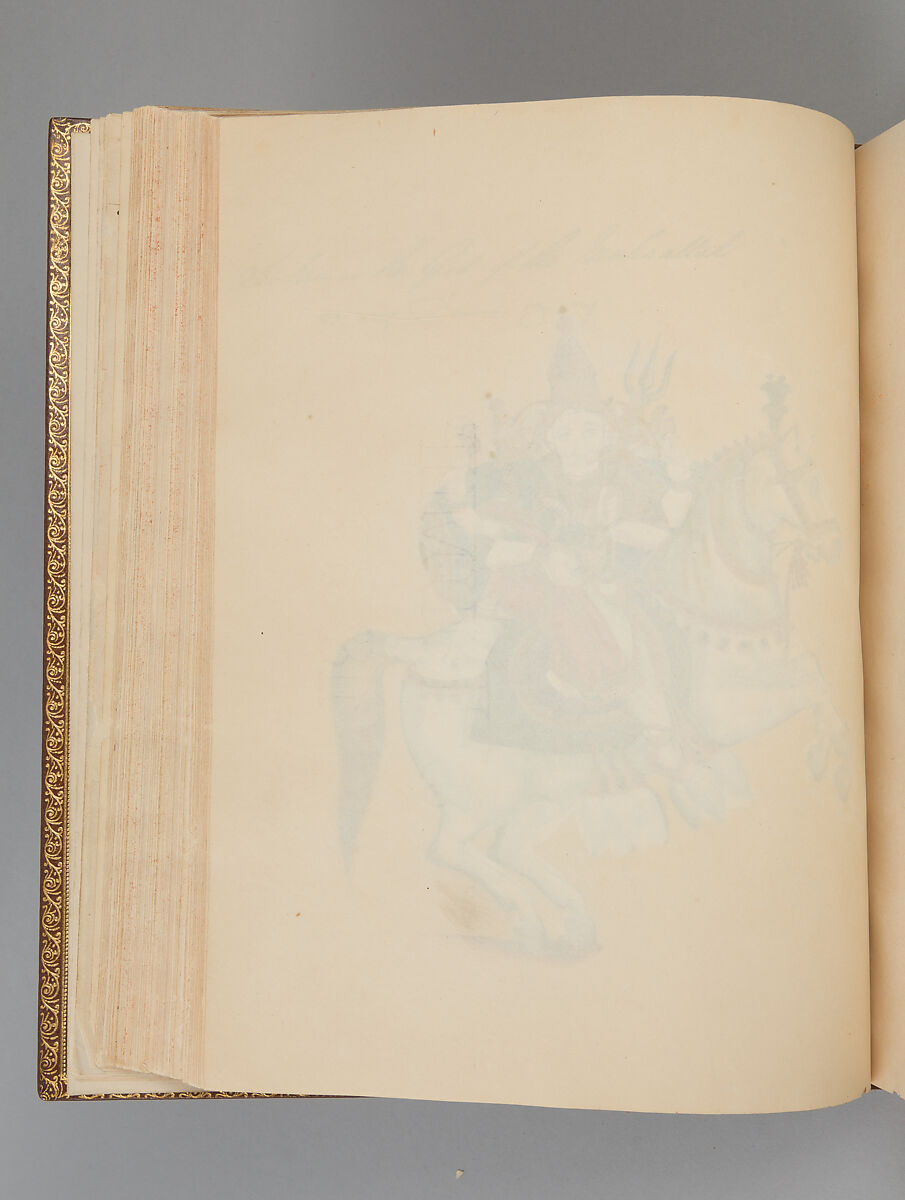 Album depicting one hundred Hindu gods, Unidentified artists (Indian, Madurai, ca. 1830s), Watercolor, ink, and gold on paper, India, Madurai, Tamil Nadu