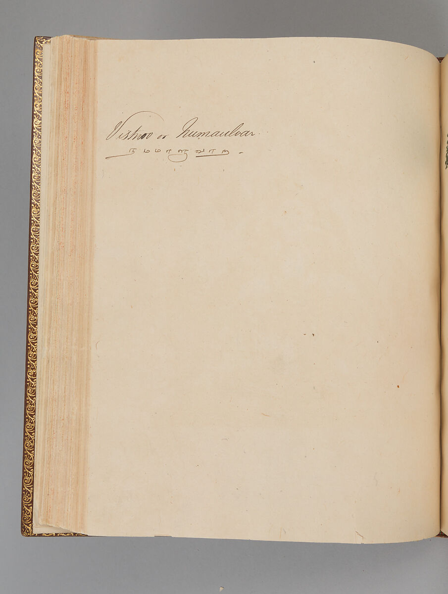 Album depicting one hundred Hindu gods, Unidentified artists (Indian, Madurai, ca. 1830s), Watercolor, ink, and gold on paper, India, Madurai, Tamil Nadu