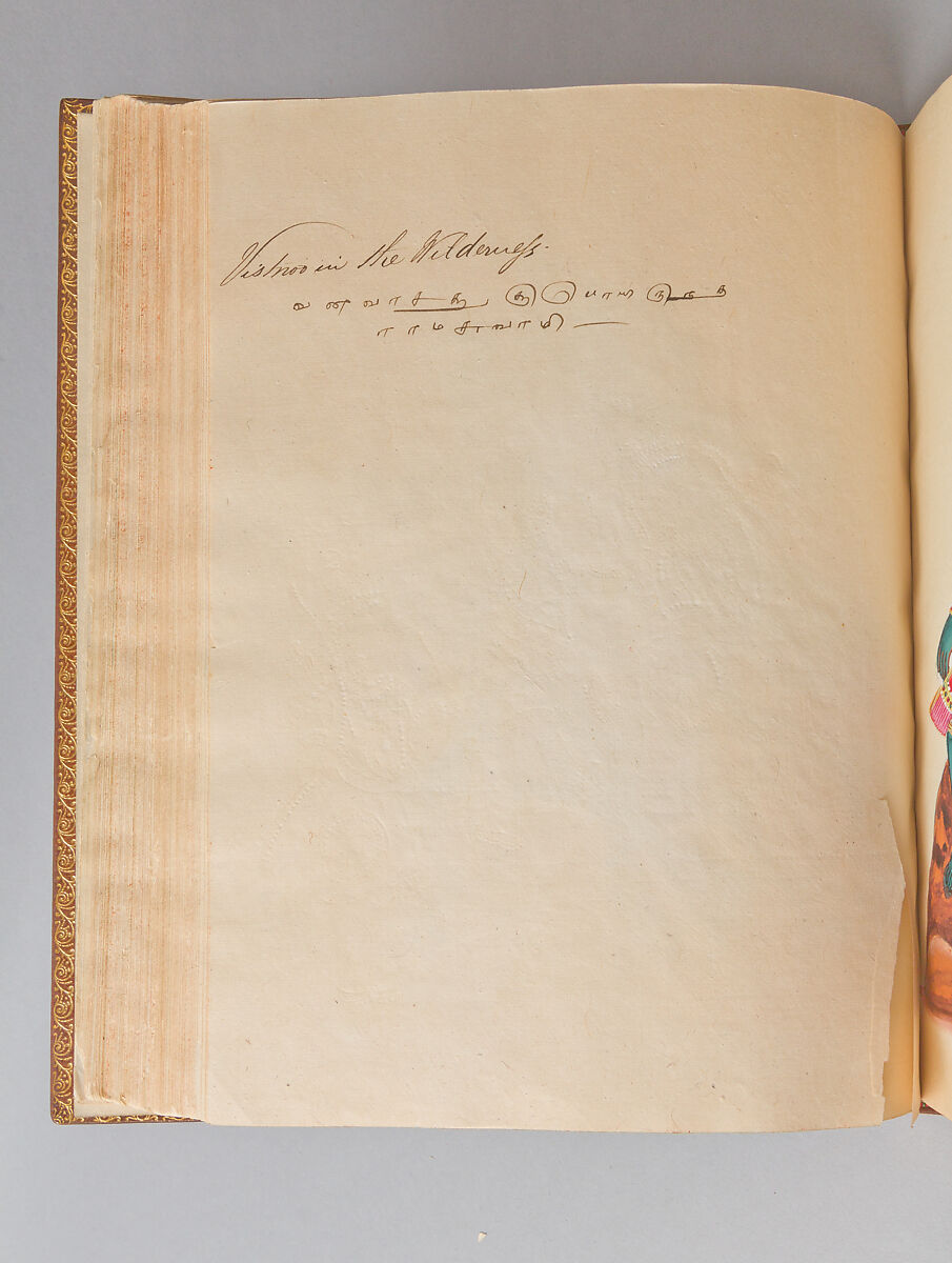 Album depicting one hundred Hindu gods, Unidentified artists (Indian, Madurai, ca. 1830s), Watercolor, ink, and gold on paper, India, Madurai, Tamil Nadu