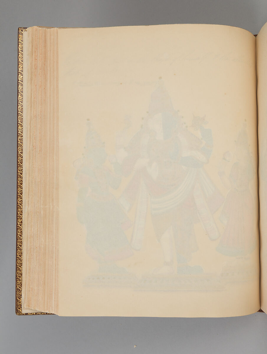 Album depicting one hundred Hindu gods, Unidentified artists (Indian, Madurai, ca. 1830s), Watercolor, ink, and gold on paper, India, Madurai, Tamil Nadu