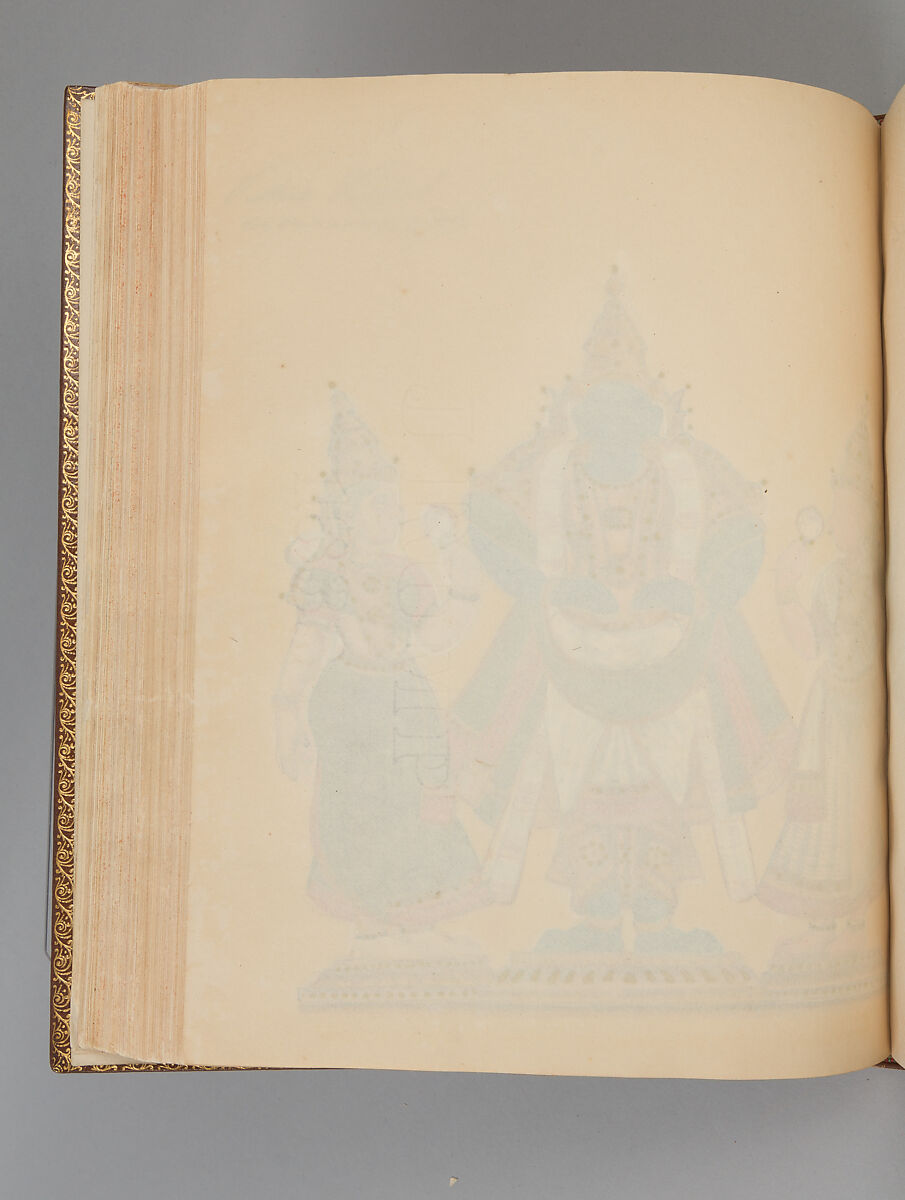 Album depicting one hundred Hindu gods, Unidentified artists (Indian, Madurai, ca. 1830s), Watercolor, ink, and gold on paper, India, Madurai, Tamil Nadu