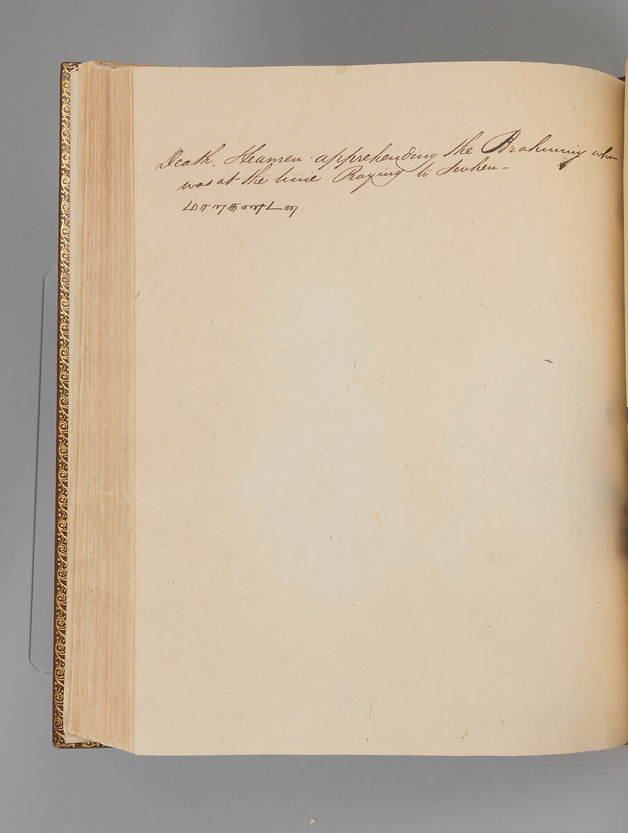 Album depicting one hundred Hindu gods, Unidentified artists (Indian, Madurai, ca. 1830s), Watercolor, ink, and gold on paper, India, Madurai, Tamil Nadu