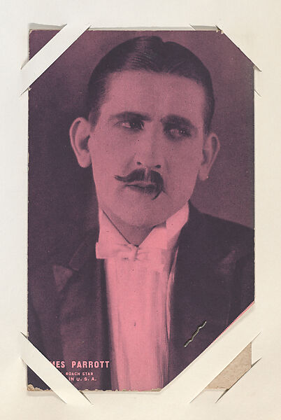 James Parrott from Movie Stars Exhibit Cards series (W401), Exhibit Supply Company, Commercial color photolithograph 