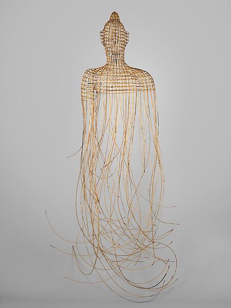 Buddha 2, Sopheap Pich (born Battambang, Cambodia 1971), Rattan, wire, dye, Cambodia