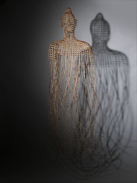 Buddha 2, Sopheap Pich (born Battambang, Cambodia 1971), Rattan, wire, dye, Cambodia