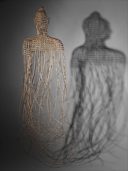 Buddha 2, Sopheap Pich (born Battambang, Cambodia 1971), Rattan, wire, dye, Cambodia