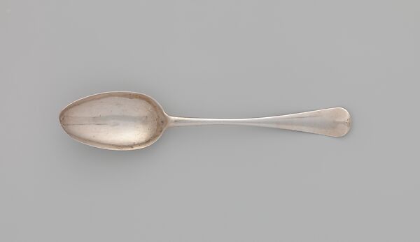 Spoon, Marked by I. H., Silver, American