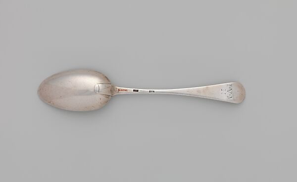 Spoon, Marked by I. H., Silver, American