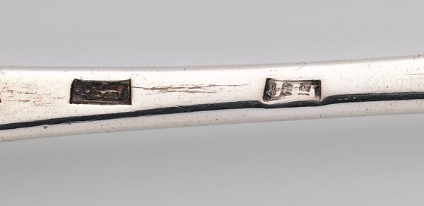 Spoon, Marked by I. H., Silver, American