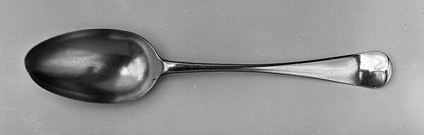 Spoon, Marked by I. H., Silver, American 