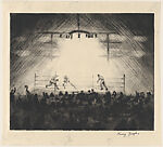 Madison Square Garden, Henry Ziegler (American, Sherman, Texas 1889–1968 New York), Drypoint 