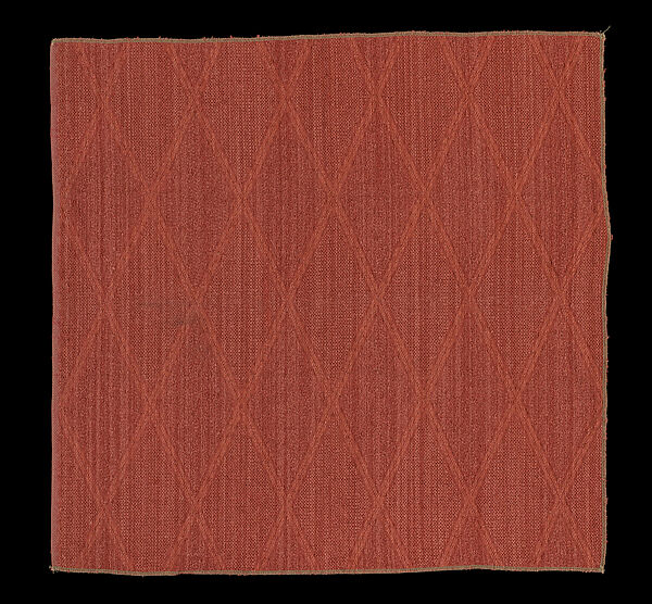 Sample, Design 501, 54” Boucle Damask, Frank Lloyd Wright (American, Richland Center, Wisconsin 1867–1959 Phoenix, Arizona), Rayon and cotton, American 