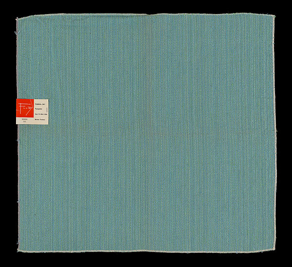 Sample Design 511 “Mohair Texture”, Frank Lloyd Wright (American, Richland Center, Wisconsin 1867–1959 Phoenix, Arizona), Rayon, mohair and cotton, American 