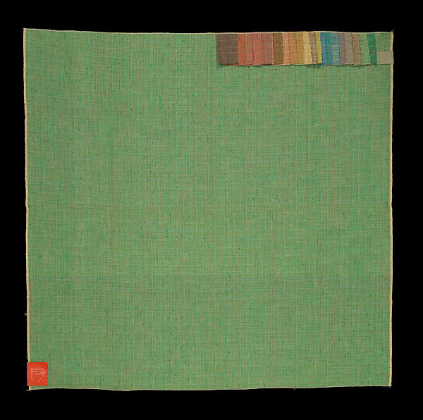 Sample Design 508 “Patio Cloth”, Frank Lloyd Wright (American, Richland Center, Wisconsin 1867–1959 Phoenix, Arizona), Rayon, American 