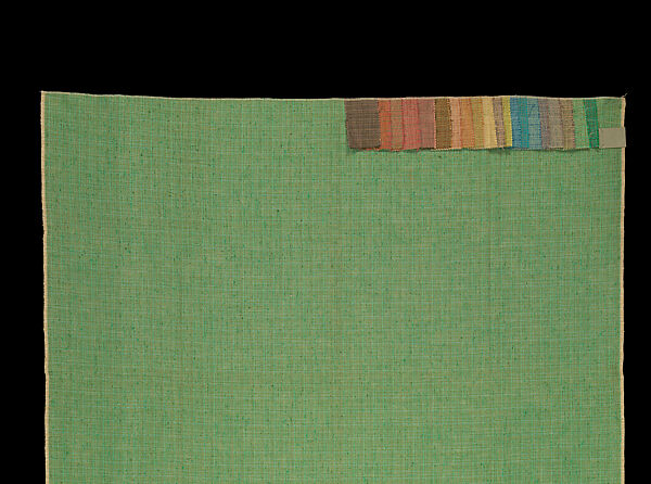 Sample Design 508 “Patio Cloth”, Frank Lloyd Wright (American, Richland Center, Wisconsin 1867–1959 Phoenix, Arizona), Rayon, American