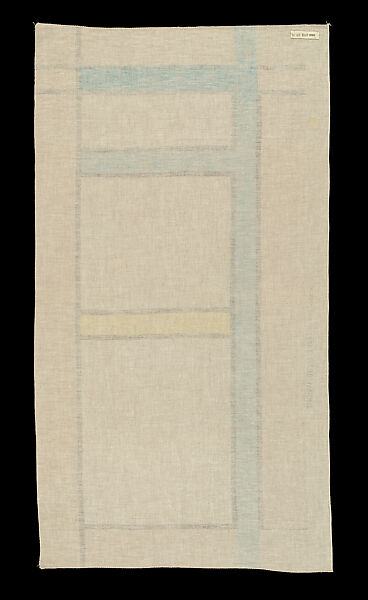 Sample Design 103, Frank Lloyd Wright (American, Richland Center, Wisconsin 1867–1959 Phoenix, Arizona), Linen, American