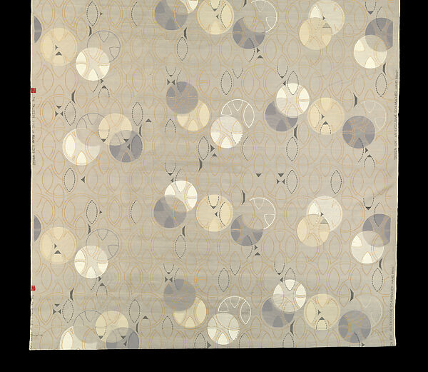 Length Design 104, Frank Lloyd Wright (American, Richland Center, Wisconsin 1867–1959 Phoenix, Arizona), Silk and fortisan, American