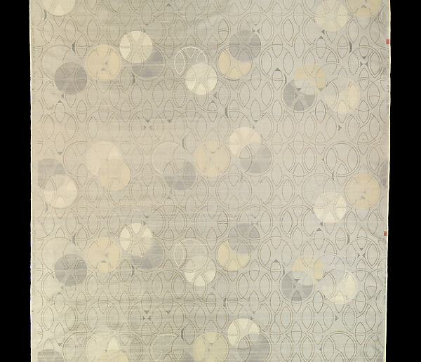 Length Design 104, Frank Lloyd Wright (American, Richland Center, Wisconsin 1867–1959 Phoenix, Arizona), Silk and fortisan, American