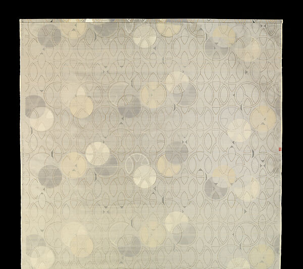 Length Design 104, Frank Lloyd Wright (American, Richland Center, Wisconsin 1867–1959 Phoenix, Arizona), Silk and fortisan, American