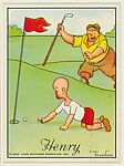 Henry shoots a marble at a golf ball, from the 
