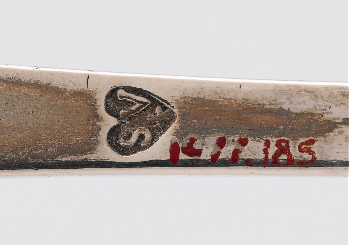 Spoon, Samuel Vernon (1683–1737), Silver, American