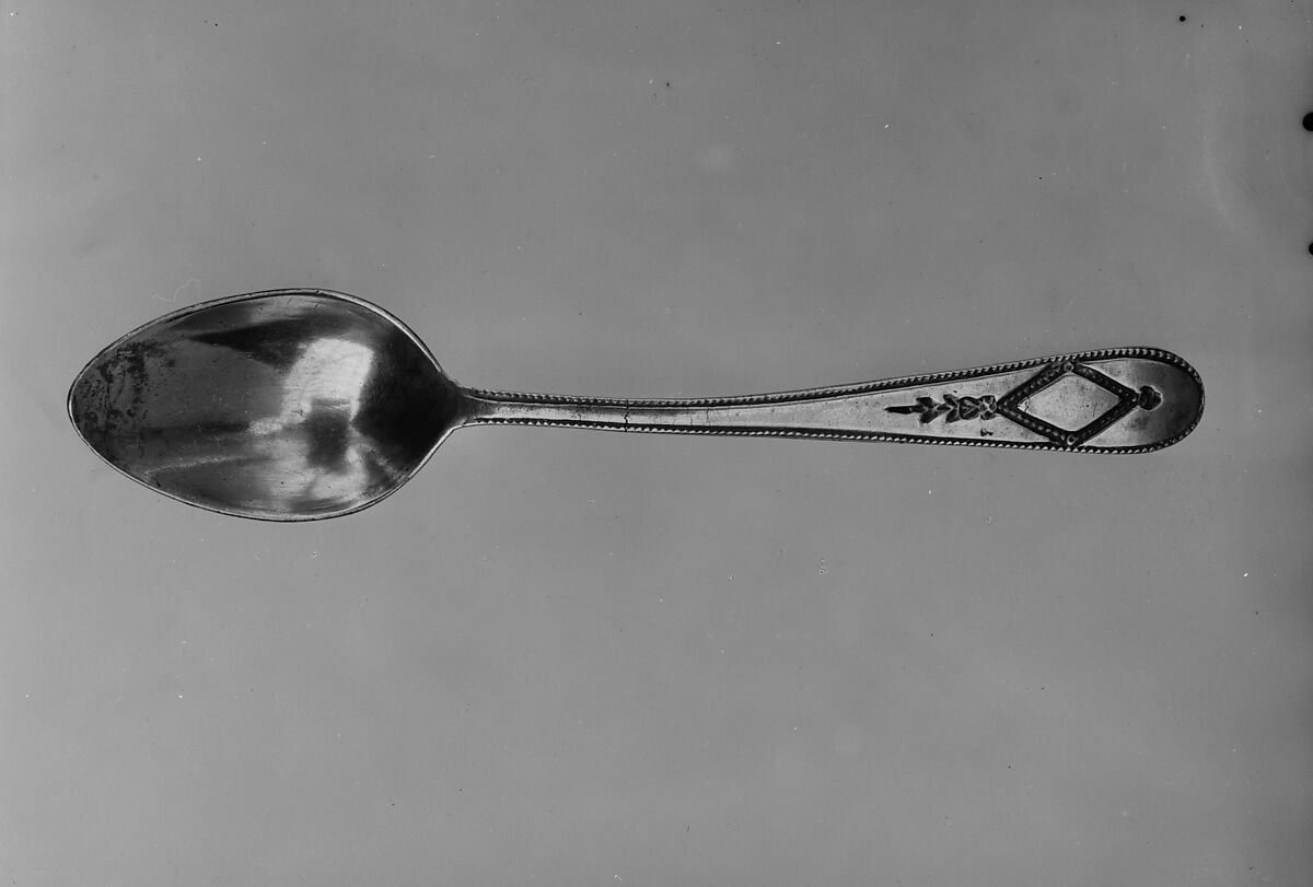 Spoon, E. Whitehouse, Pewter, American 