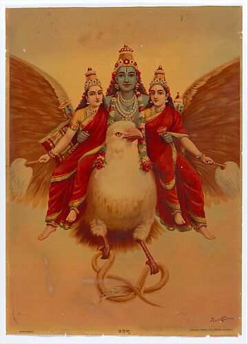 Vishnu-Garuda Wahan, Vishnu on his Eagle Mount Garuda