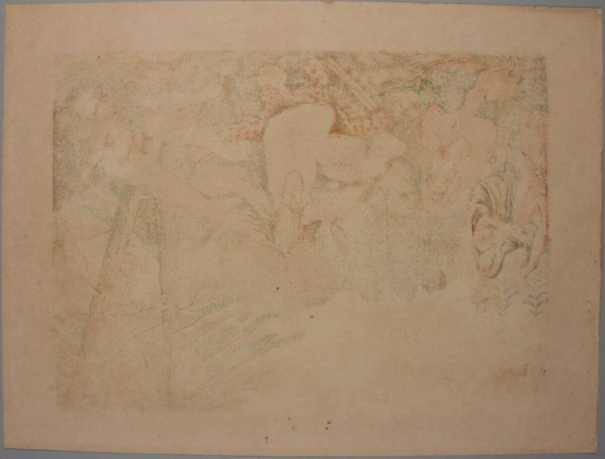 Madan-Bhasma (Shiva Turns to Ashes), Lithograph, India