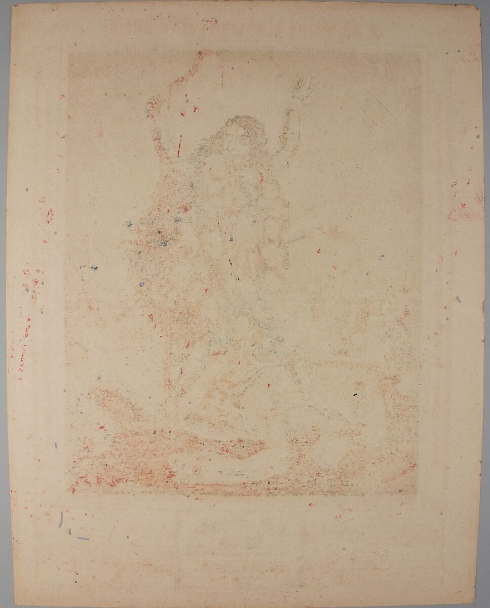 Kali, Lithograph, India