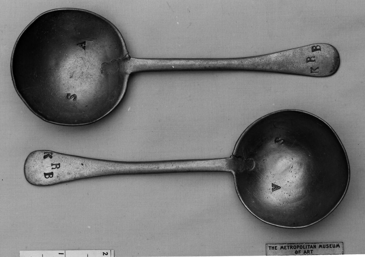 Spoon, Pewter, Flemish 