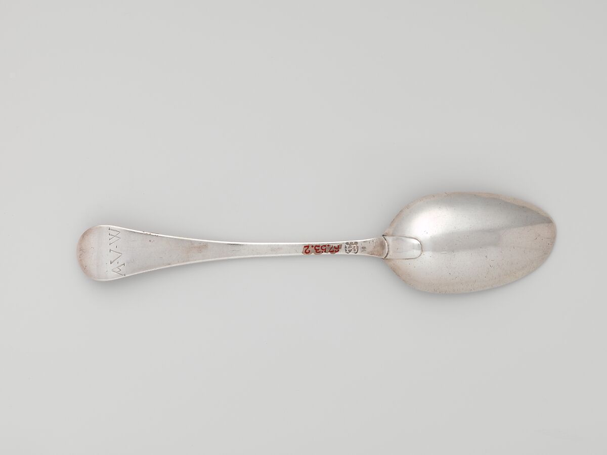 Spoon, Henricus Boelen (1697–1755), Silver, American